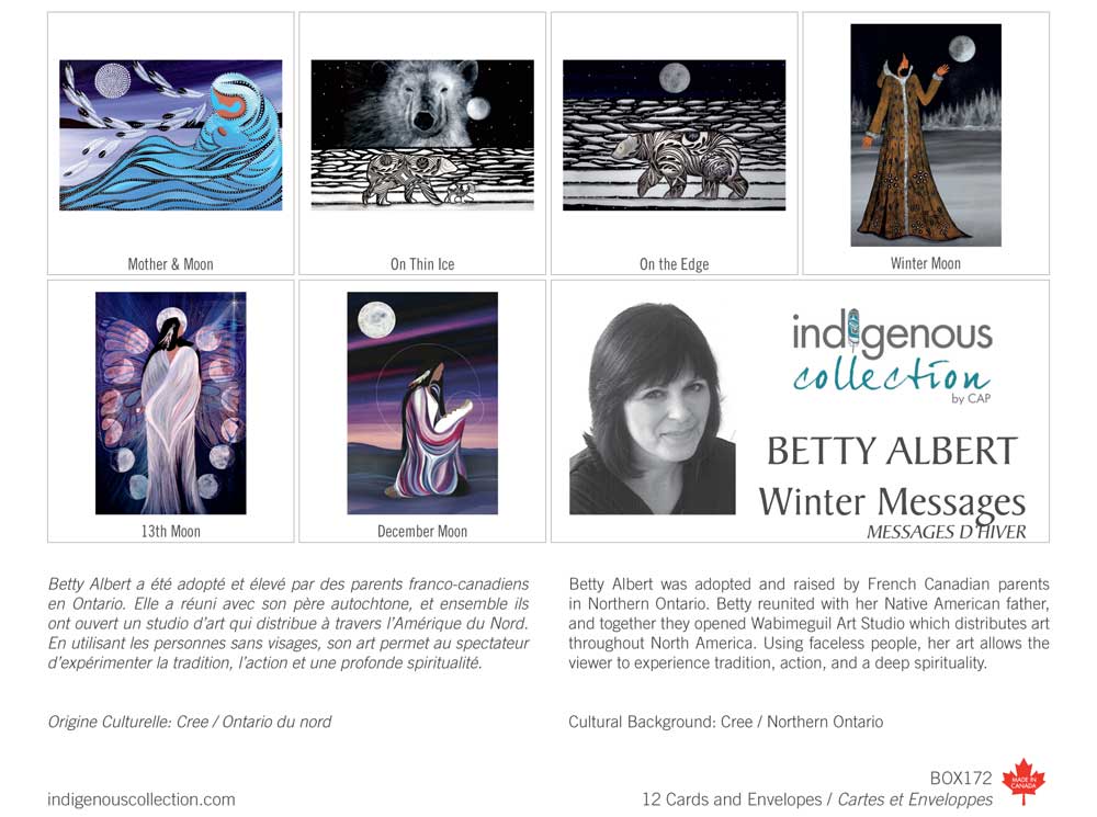 Winter Messages Boxed Note Cards by Betty Albert