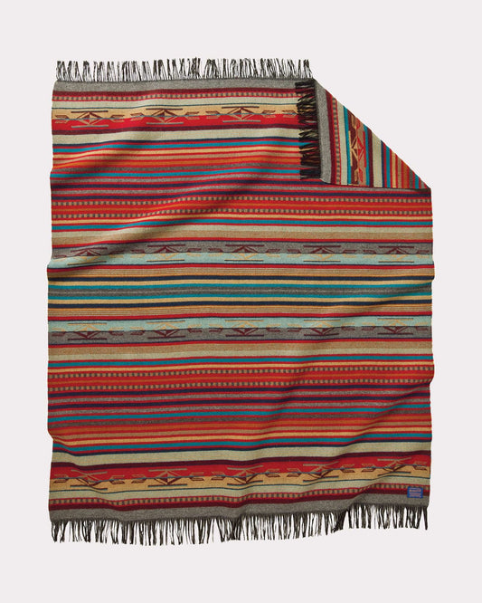Chimayo Blanket in Garnet by Pendleton