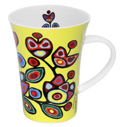 Yellow Floral Mug