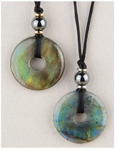 Labradorite Moon Medicine Stone Necklace