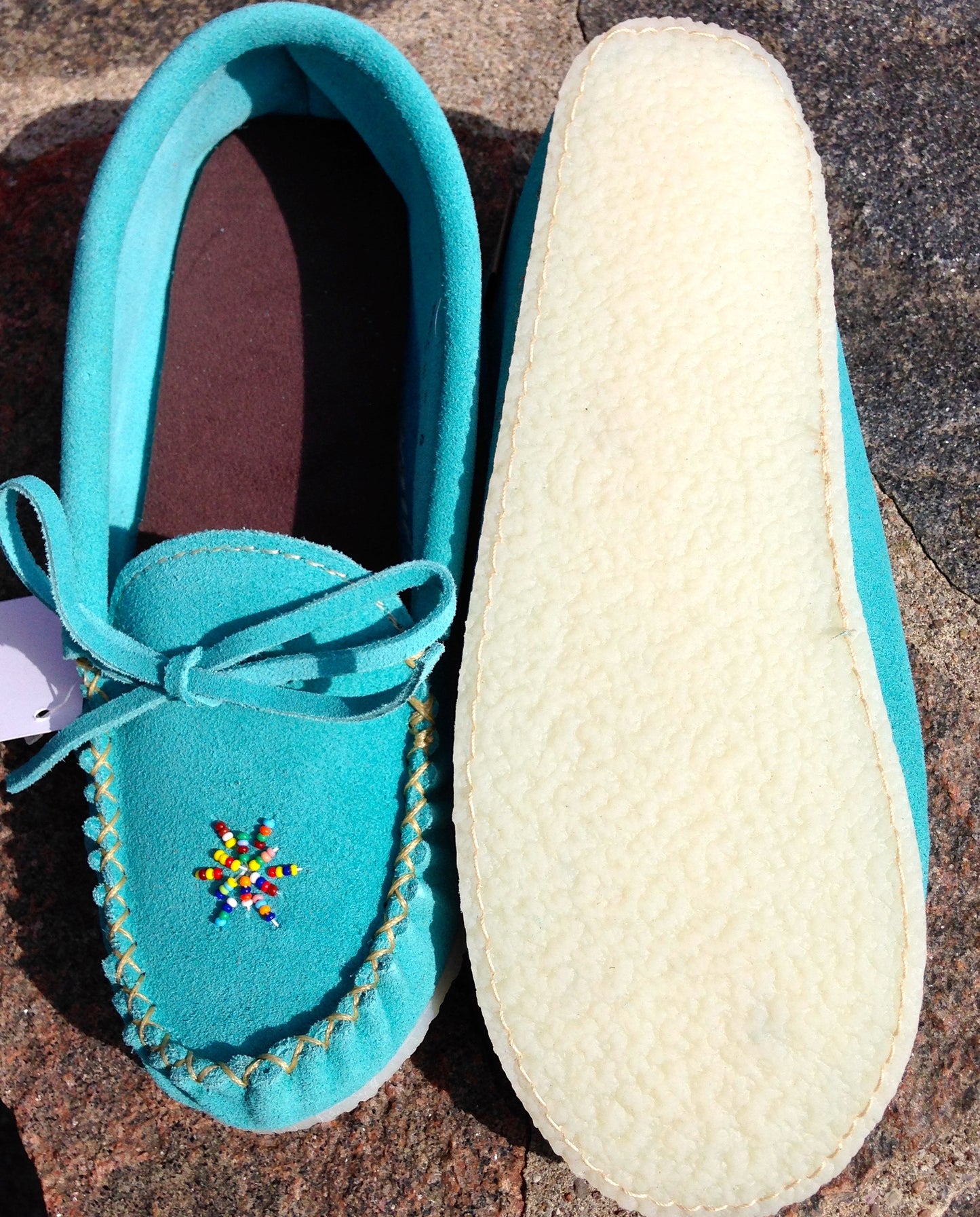 Turquoise Rock-N-Mocs