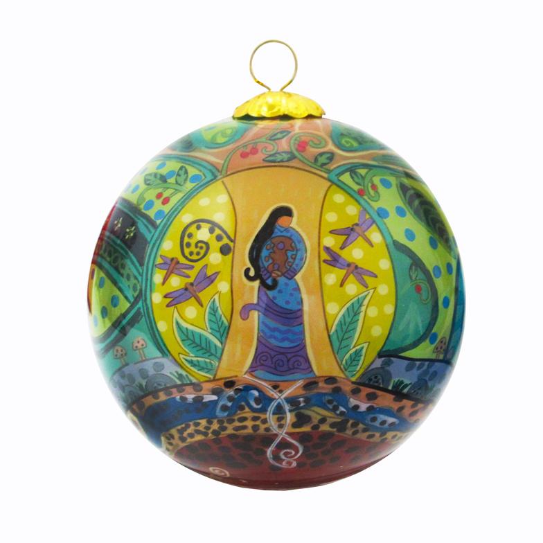 Strong Earth Woman by Leah Dorion Ornament