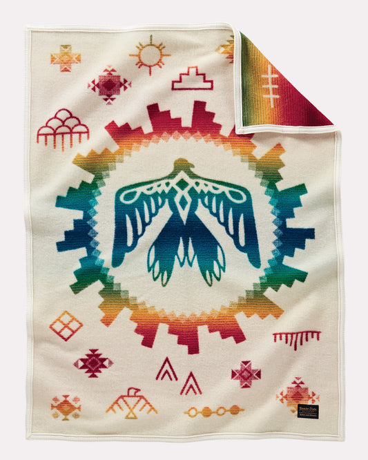 Sunrise Eagle 'Baby' Blanket by Pendleton