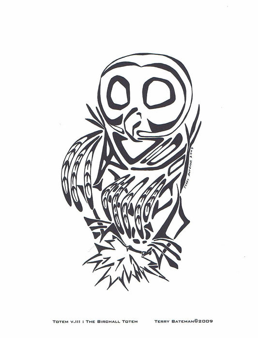 Birchall Totem Print