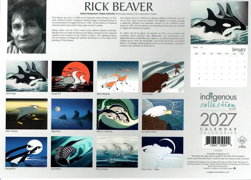 Rick Beaver 2027 Calendars