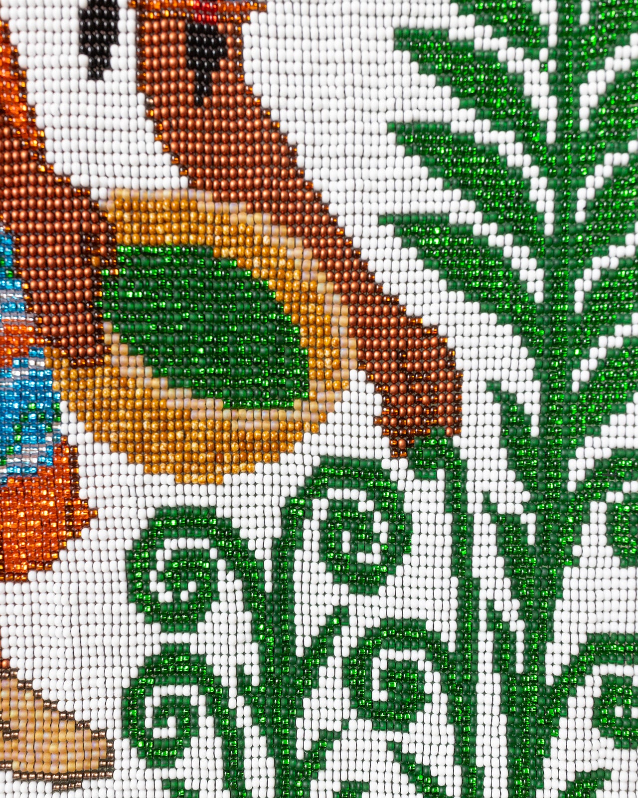 Fiddlehead-Beaded Tapestry