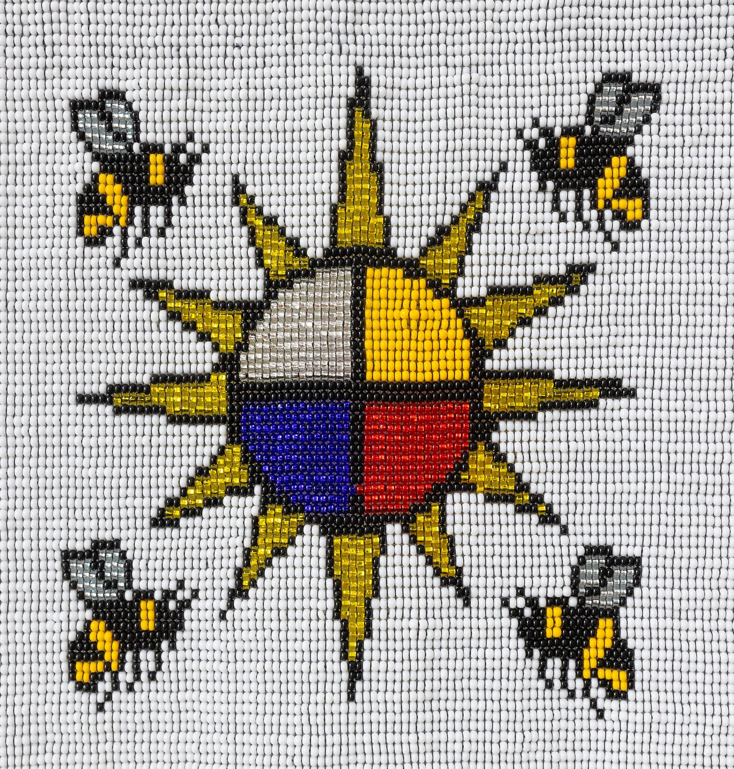 Sunflower-Beaded Tapestry