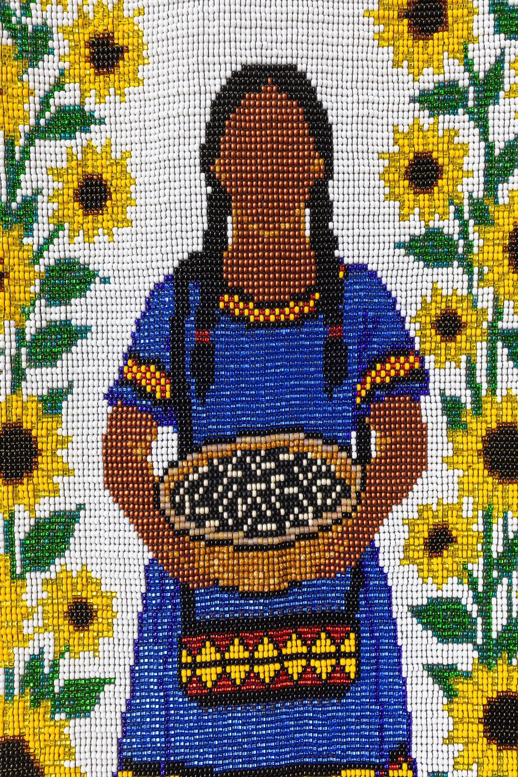Sunflower-Beaded Tapestry