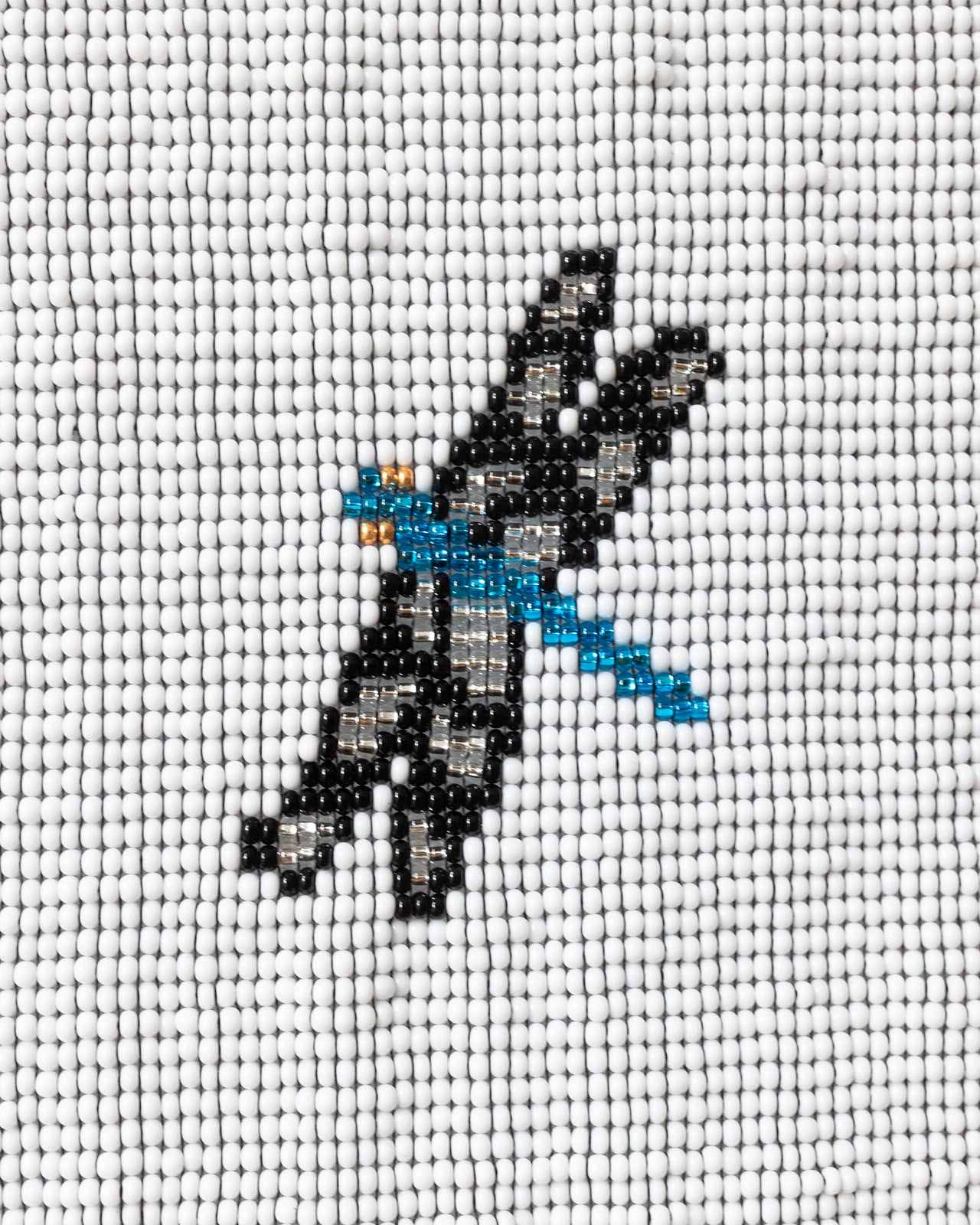 Wild Rice-Beaded Tapestry