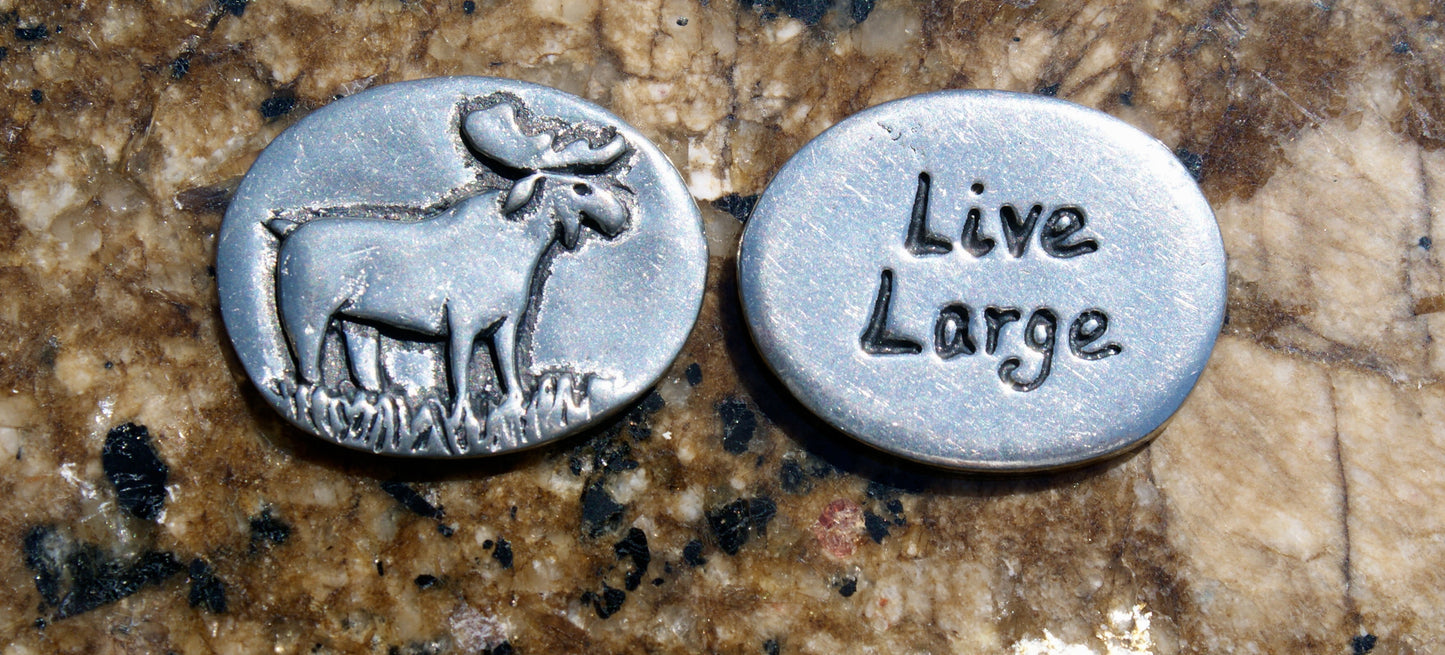 Moose Inspirational Coin