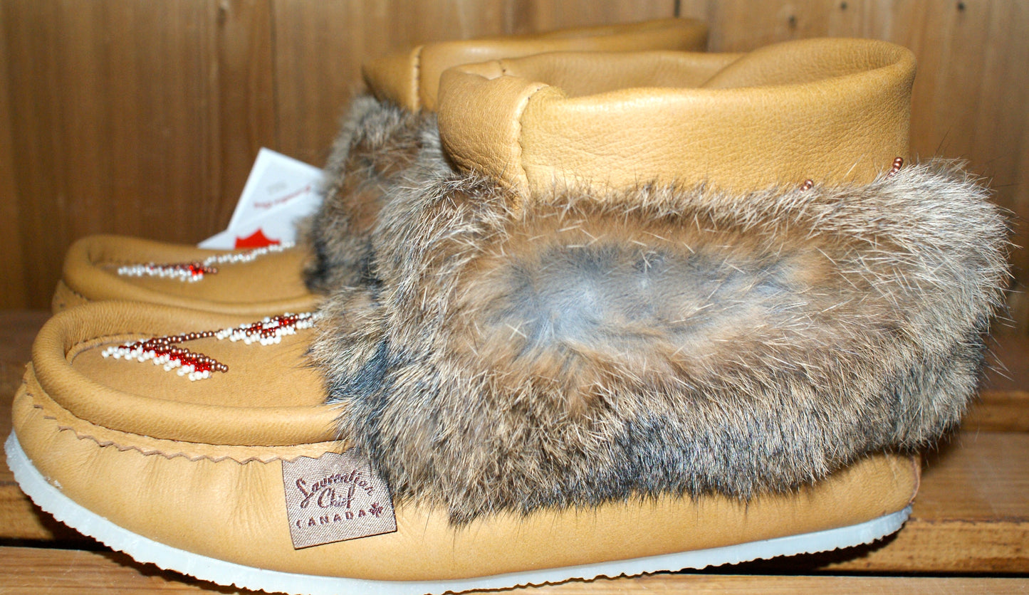 Mini Leather Mukluk-Moose Hide