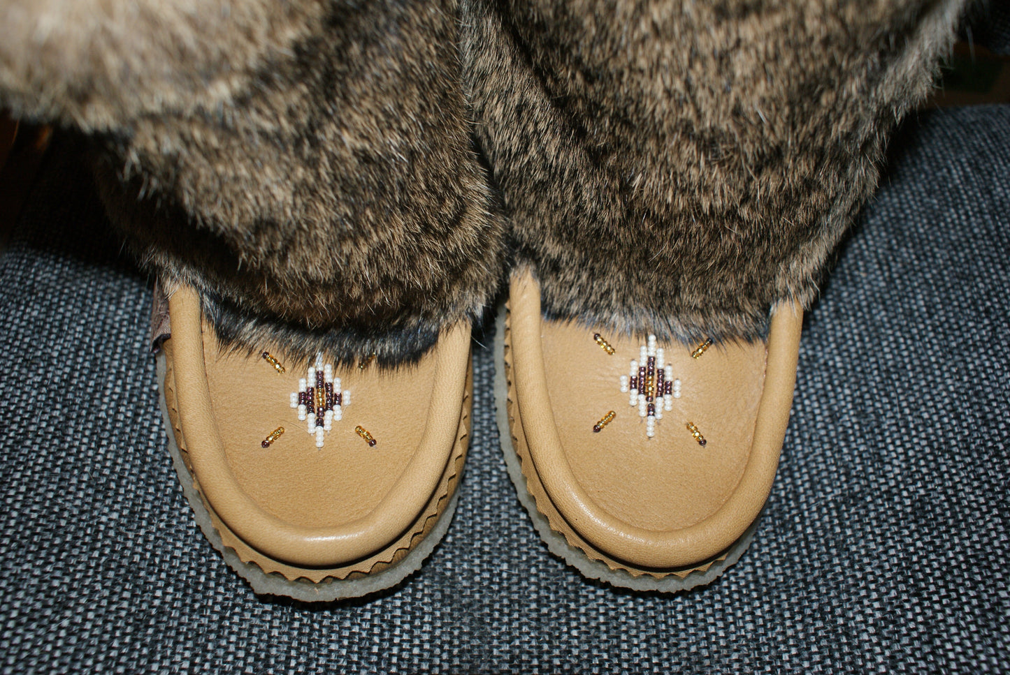 Moose Hide Mukluks 13"