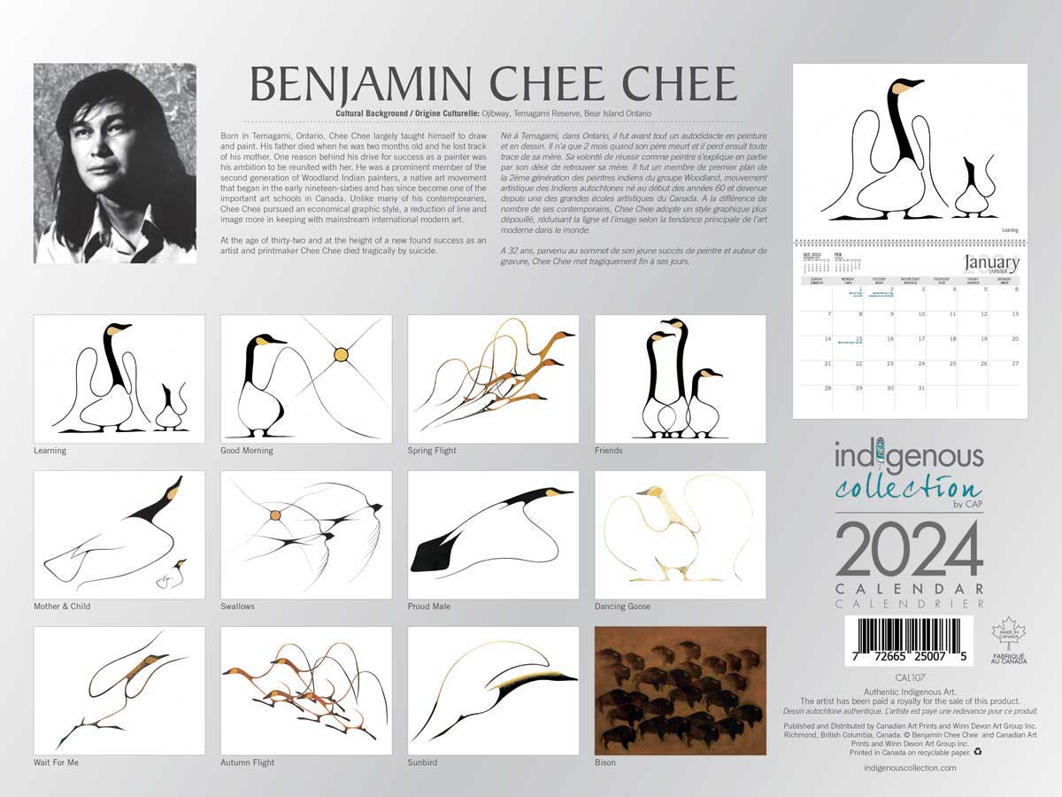 2024 Benjamin CheeChee Calendar