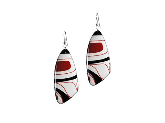 Silk Inspiration Lucite Earrings