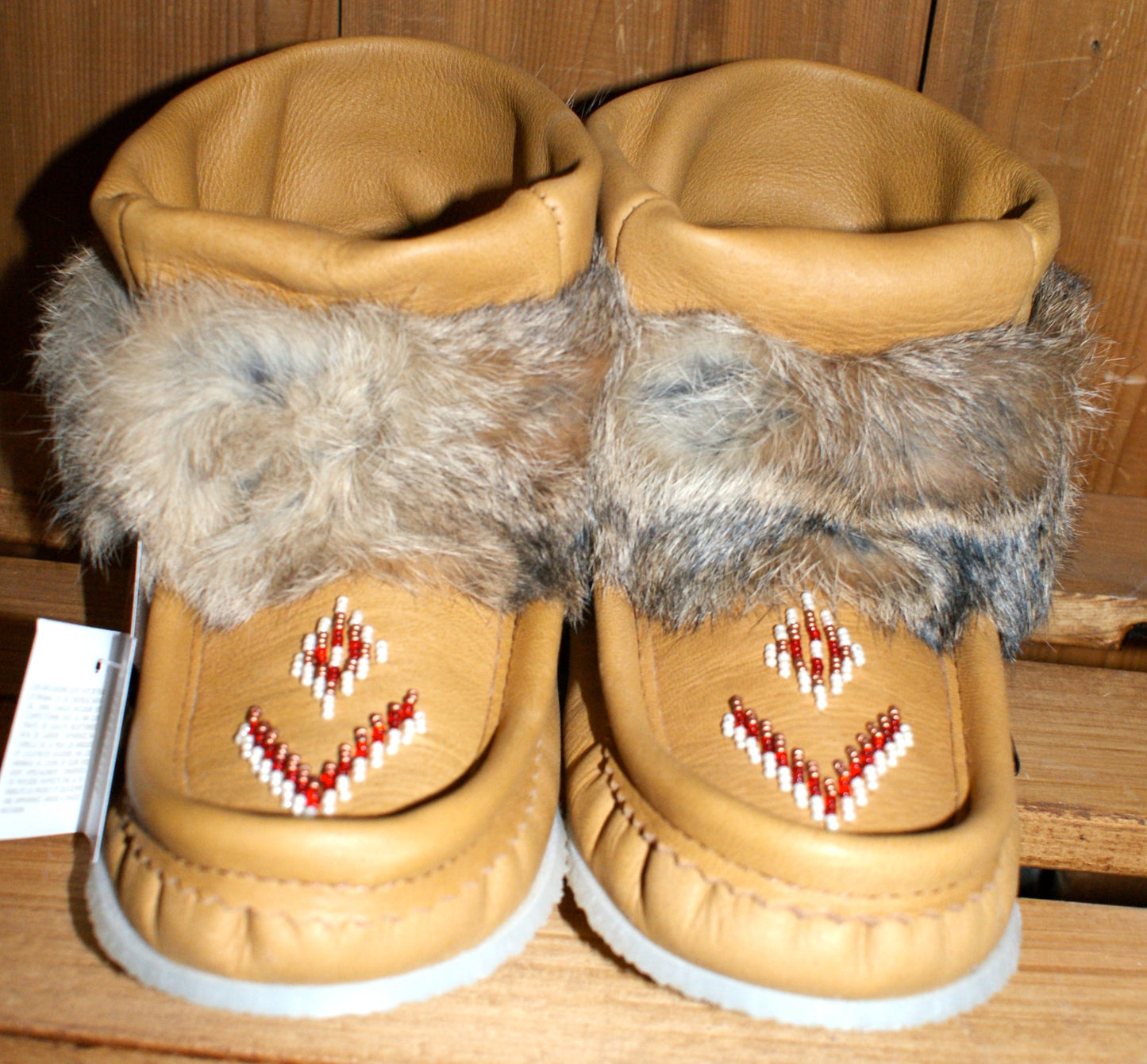 Mini Leather Mukluk-Moose Hide