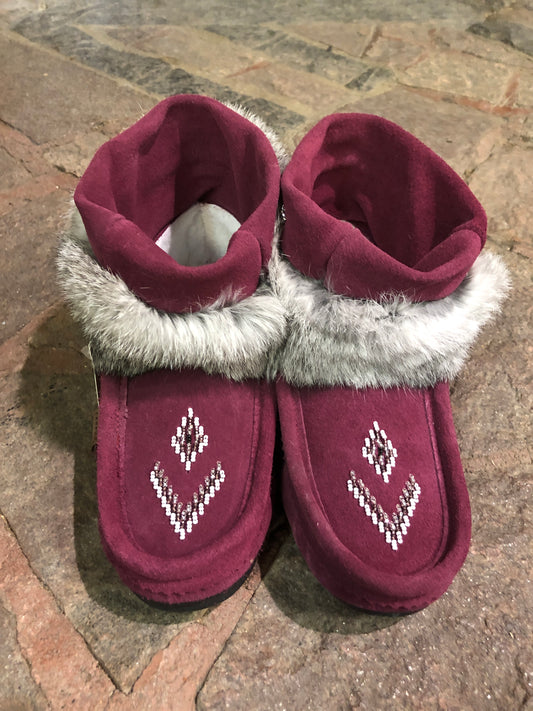 Mini Mukluk-Maroon