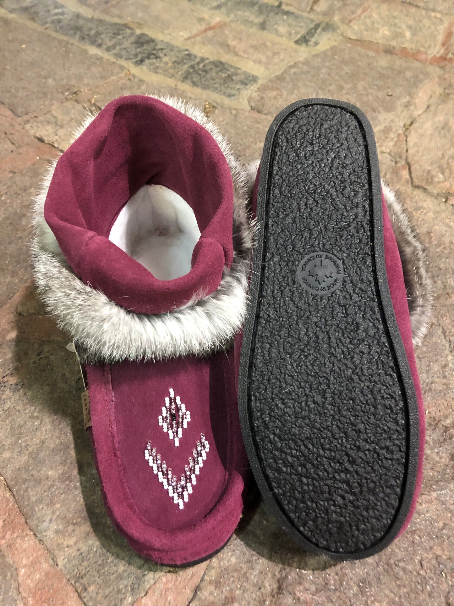 Mini Mukluk-Maroon