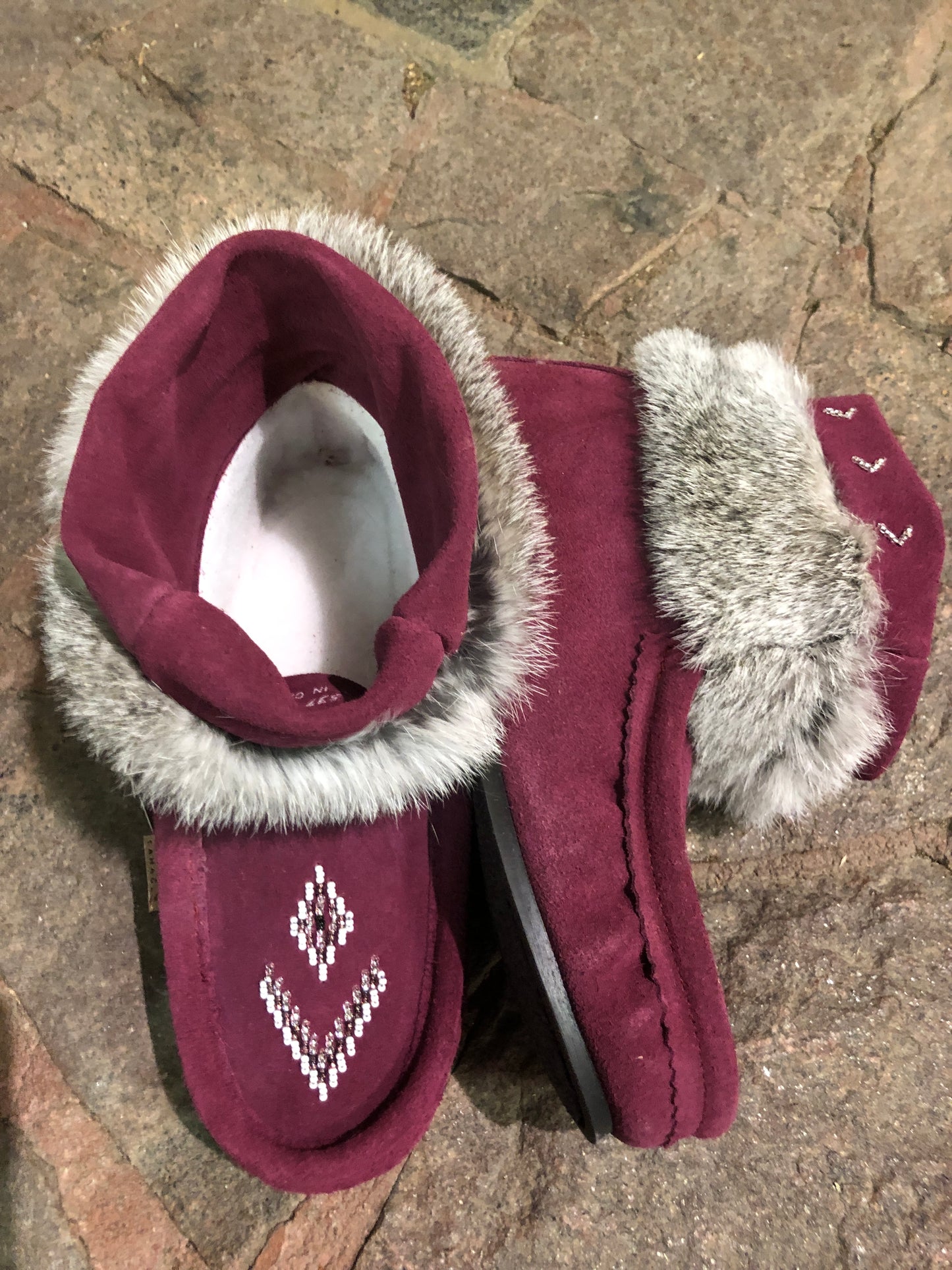 Mini Mukluk-Maroon